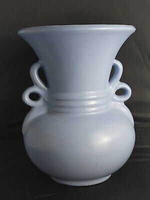 Redwing Rumrill Pottery Light Powder Blue Vase Pitcher Vessel #h46 Art Deco • 29.99€