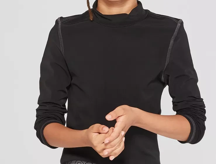 C9 Champion® Niño Pequeño (6-7) ~ Manga Larga ~ Negro Simulación ~ Duo Dry ~ Power Core Foto 1 de 4