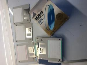 KAO MF2hd MF-2hd MICRO FLOPPY DISKETTES Pack 10 Disks 1.44 Mb 2.0 Mb Dos/v box2 - Afbeelding 1 van 5