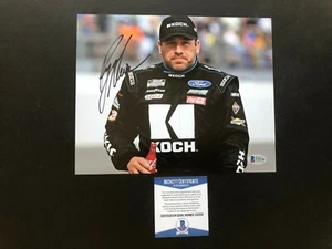 Ryan Newman Hot Firmado Autografiado Nascar Racing 8x10 Foto Beckett BAS Certificado de Autenticidad - Imagen 1 de 1
