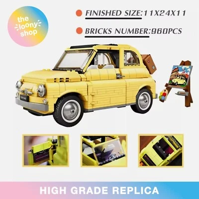 *NEW* 10271 Fiat 500 Building Blocks Creator Expert MOC 960pcs - Image 1 of 4