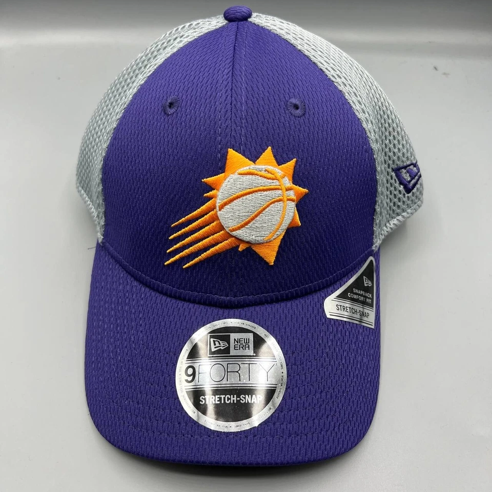 Gorra de camionero Phoenix Suns para hombre púrpura 9Forty New Era NBA gorra trasera a presión nueva Foto 1 de 4