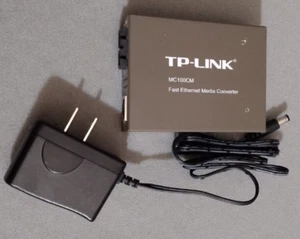 TP-Link MC100CM Fast Ethernet Fiber Optic Media Converter, 10/100Mps Multi-Mode - Picture 1 of 1
