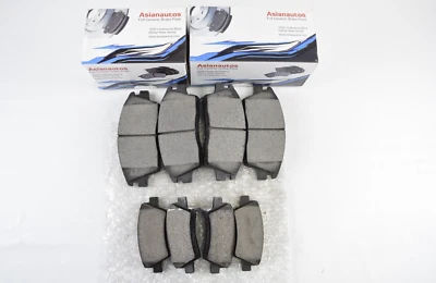 Asianautos Full Ceramic Front and Rear Brake Pads For Kia Sportage 2017-2022 - Imagem 1 de 4