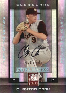 2008 Donruss Elite Extra Ed Sign Turn of the Century #22 Clayton Cook /844  
