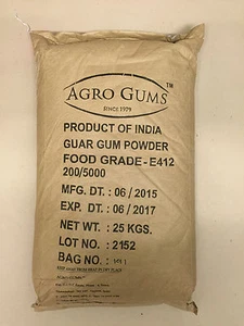 200 kg | Guar Gum | Guarkernmehl E412 5000 CPS | glutenfrei | vegan | pflanzlich - Bild 1 von 1