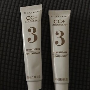 Clairol cc color seal conditioner Tubes Lot  2