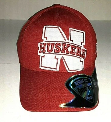 Sombrero de material de jersey Nebraska Cornhuskers NCAA Memory Fit Md/Lg Foto 1 de 4
