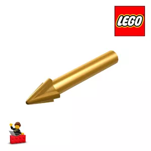 LEGO PICK A BRICK • STÜCK 6162580 18041 Waffe Harpune, glatter Schaft GOLD - Bild 1 von 1