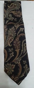 Mark Pendleton * Corbata - 100% Seda - Negro, Dorado, Granate, Verde - 58"L 4"W - Imagen 1 de 4