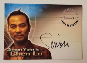 SIMON YAM 2003 Tomb Raider CHEN LO AUTOGRAPH A5 CHASE CARD NM/MT Inkworks / RARE - Picture 1 of 5