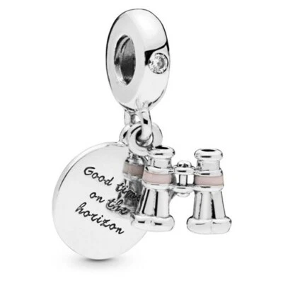BN GENUINE PANDORA BINOCULARS DOUBLE DANGLE CHARM-798062CZ - Image 1 of 4