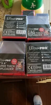 40 Ultra Pro 3" x 4" Super Thick 200PT Toploaders 15286 with 100 regular sleeves - Image 1 of 4