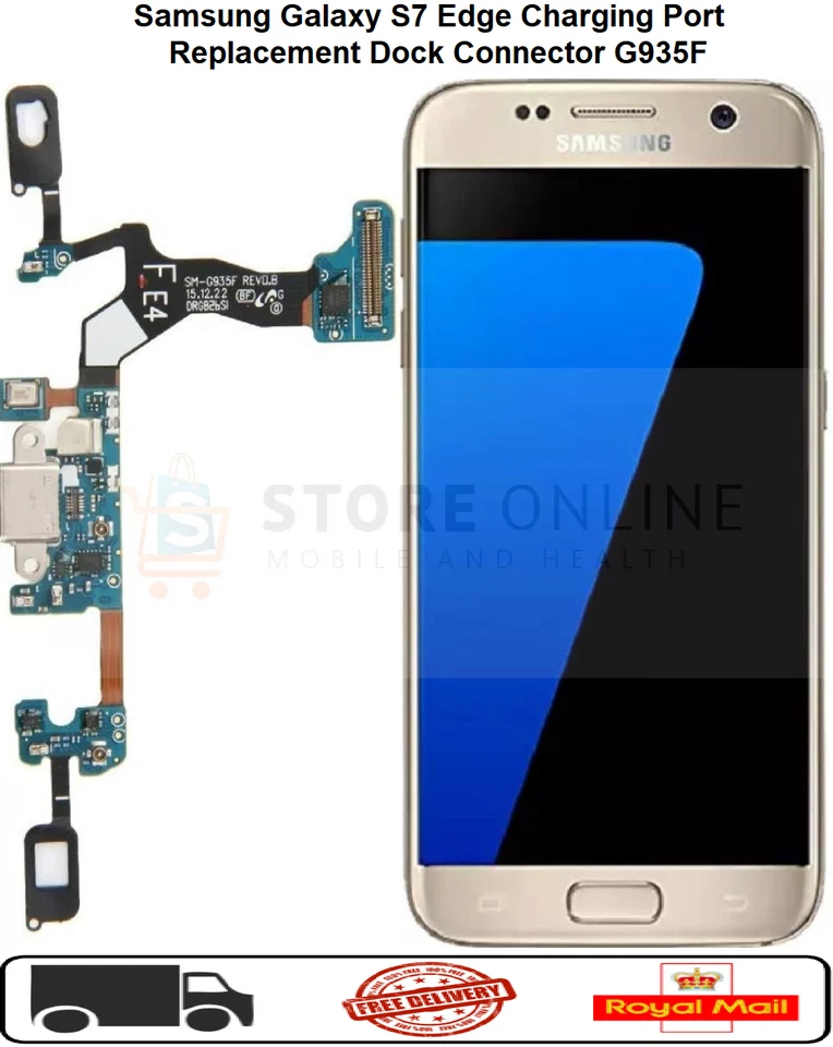 Samsung Galaxy S7 Edge Charging Port Replacement Dock Connector G935F - Image 1 of 2