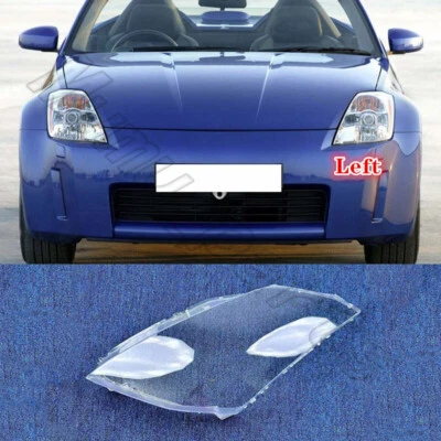 Left Side Headlight Clear Lens Housing + Glue For Nissan 350Z 2003-2008 Foto 1 de 4