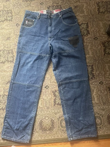 UNK NBA Chicago Bulls. Michael Jordan Denim Pants Size 36 Vintage double knee Cover