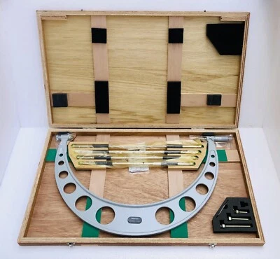 Micrómetro Exterior Mitutoyo 104-143A 400-500 MM Con Yunque Intercambiable - Imagen 1 de 4