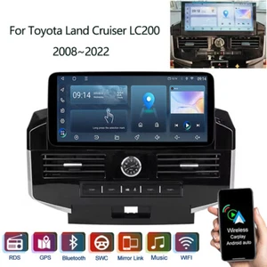12.3" Android Navigation Car GPS Stereo For Toyota Land Cruiser LC200 2008~2022 - Picture 1 of 19