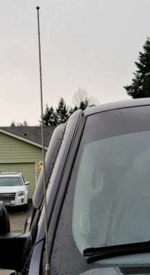 Mástil de antena de acero inoxidable de 21" radio AM/FM para Chevrolet Silverado 1999-2005 Foto 1 de 4