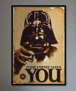 Star Wars Darth Vader The Empire Needs You Poster 24x36 unframed - Picture 1 of 4