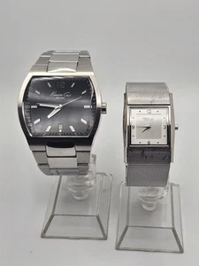Kenneth Cole Reaction NY His And Hers Analog Stainless Steel Watch KC3554/4609 - Picture 1 of 10