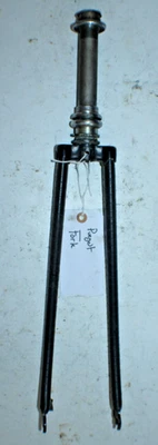 Vintage Peugeot 27" Road Bike Fork 1" Threaded 175mm Steel Rigid USA Shipping :) - Image 1 of 4