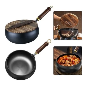 Efficient Heat Retention Iron Frying Pan Big Belly for Consistent Results - Picture 1 of 52