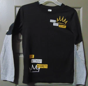 Jungen Größe 14 CHASE YOUR DREAMS Langarm-T-Shirt Colorblock NEU mit Etikett! - Bild 1 von 6