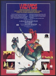 MAGOS - Impresión original 1987 AD / ANUNCIO _ Ralph Bakshi _ William Stout - Imagen 1 de 1