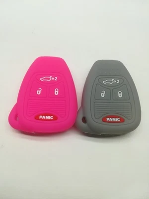 2*Cubierta de llave para Chrylser 200 Sebring 300 Dodge Avenger Jeep Liberty 2011-2014 Foto 1 de 4