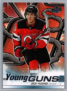 2024-25 Upper Deck Serie 2 - Jack Hughes #201 Young Guns renovado - Imagen 1 de 2