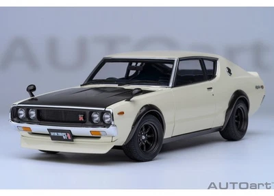 AUTOart Nissan Skyline 2000 GT-R (KPGC110) Tuned Version 1973 White 1:18 77478 - Bild 1 von 4