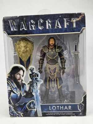 Warcraft Lothar Action Figure & Removable Sword & Shield JAKKS Pacific NIB - Image 1 of 4