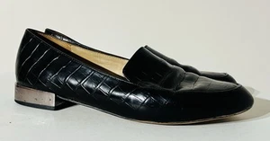 Mimco Eventide Patent Black Leather Loafers Oxford Flats Shoes RRP $179 Rare - Picture 1 of 7