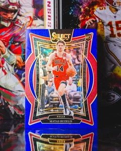 Panini Select #70 Matas Buzelis 2024-25 venta al por menor azul plata Prizm novato - Imagen 1 de 2
