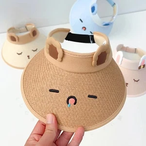Adjustable Sun Visor Hat UV Protection Sunscreen Cap Empty Top Cap Children - Picture 1 of 16