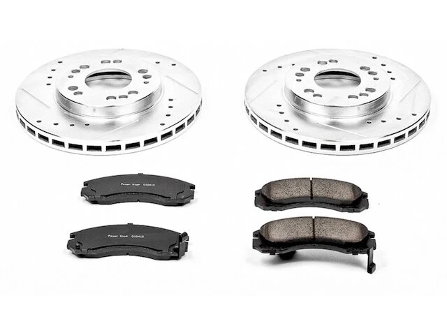 Juego de pastillas de freno delanteras y rotor 49GJ69Y para Mitsubishi Eclipse 1992-2000 Foto 1 de 1