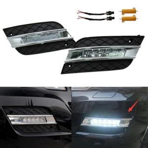LED DRL Tagfahrlicht Nebelscheinwerfer Blende Für Benz M-Klasse W164 2008-2011 e - Picture 1 of 12