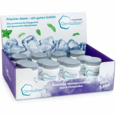 HLH BIOPHARMA GMBH DENTASAN ProbioGUM Spearmint Kaugummi 30 St PZN15660357