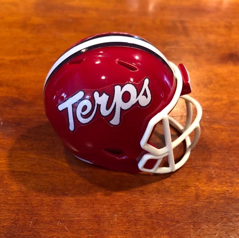 Maryland Terrapins NEW 2023 2019-2021 red script custom pocket pro helmet Terps Cover