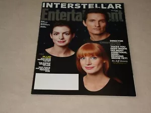 INTERSTELLAR * MATTHEW MCCONAUGHEY * HATHAWAY 2014 ENTERTAINMENT WEEKLY MAGAZINE - Imagen 1 de 2