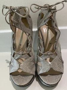 895 $ NEU Nicholas Kirkwood HIGH HEEL LEDER SANDALEN GRÖSSE 36 6 US - Bild 1 von 6
