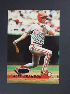 Jeff Branson 1993 Stadium Club Missing Foil Error Cincinnati Reds - Picture 1 of 2