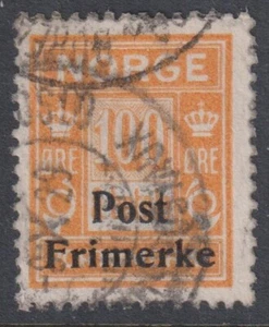 NORWAY 1929 Overprinted Postage-Due Stamp. Good Used (p346) - Picture 1 of 1