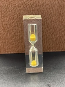 Acrylic Block2x 3 Minute Sand Timer Hourglass Red Game/kitchen/school Work - Picture 1 of 1