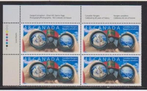 2003 Canada SC# 1984 UL - Canadian Rangers - Plate Block M-NH Lot # 3524a - Picture 1 of 1