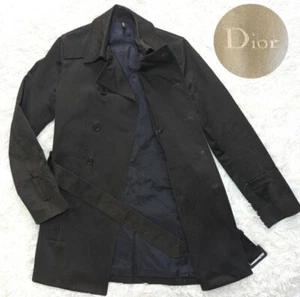 DIOR HOMME Dior Homme Trench Coat Black Size 46 - Picture 1 of 18