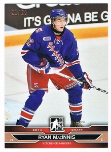 2014-15 ITG DRAFT PROSPECTS BRONZE PARALLEL #26 RYAN MacINNIS 21/25 !!