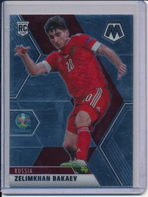 2021 Mosaic UEFA Euro ZELIMKHAN BAKAEV Rookie RC Russia #71 - Image 1 of 3