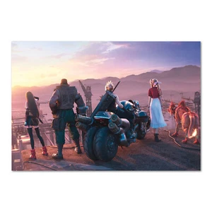 Póster de remake de Final Fantasy VII (7) - Arte render exclusivo de PS4 01 - Alta calidad - Imagen 1 de 5